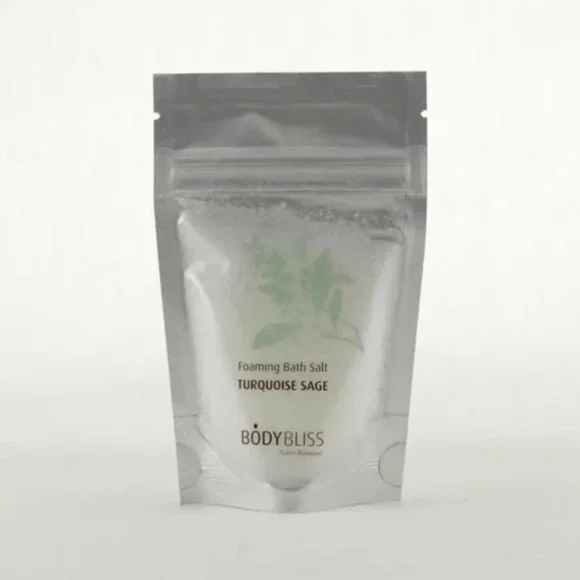 Body Bliss Foaming Bath Salt - Turquoise Sage (2.5 oz) - Factory Sealed - Picture 1 of 3
